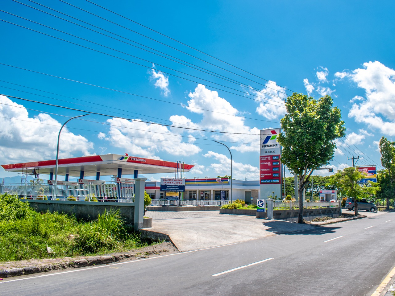 gas station in Bali