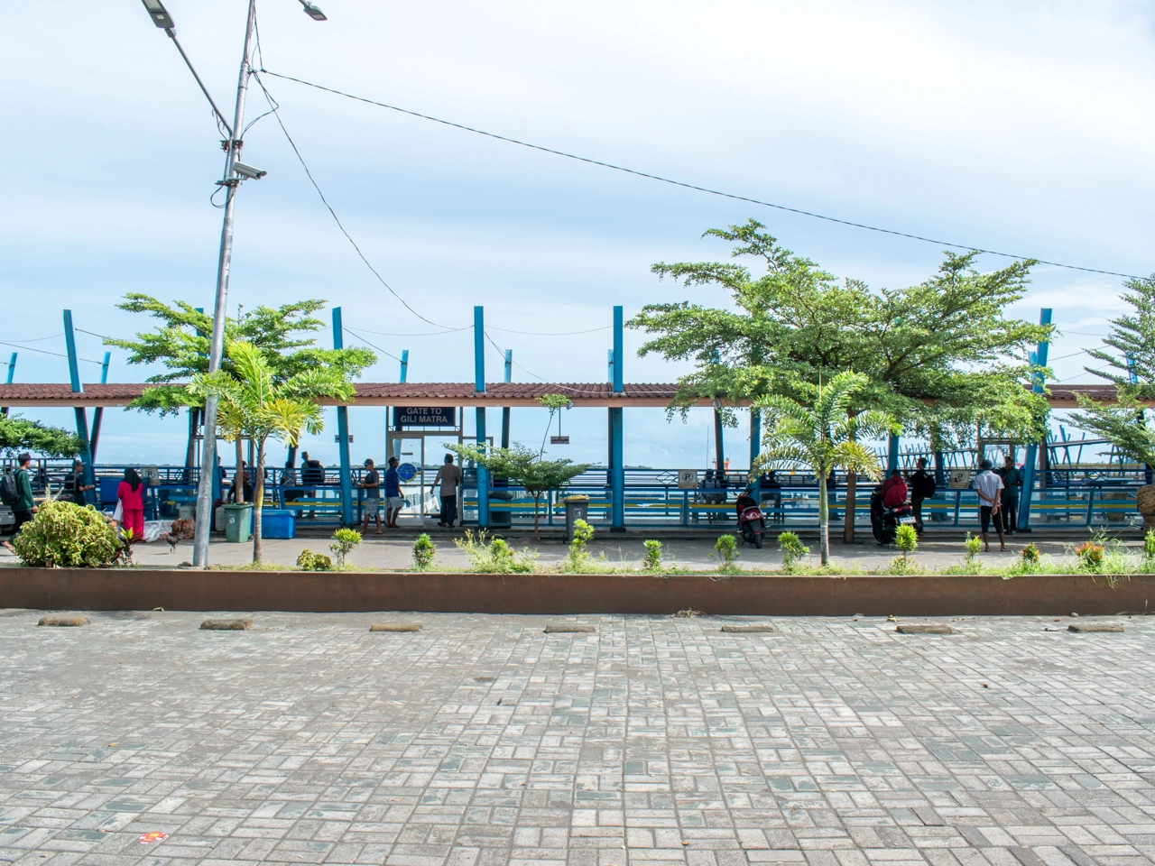 boat terminal at bangsal harbor