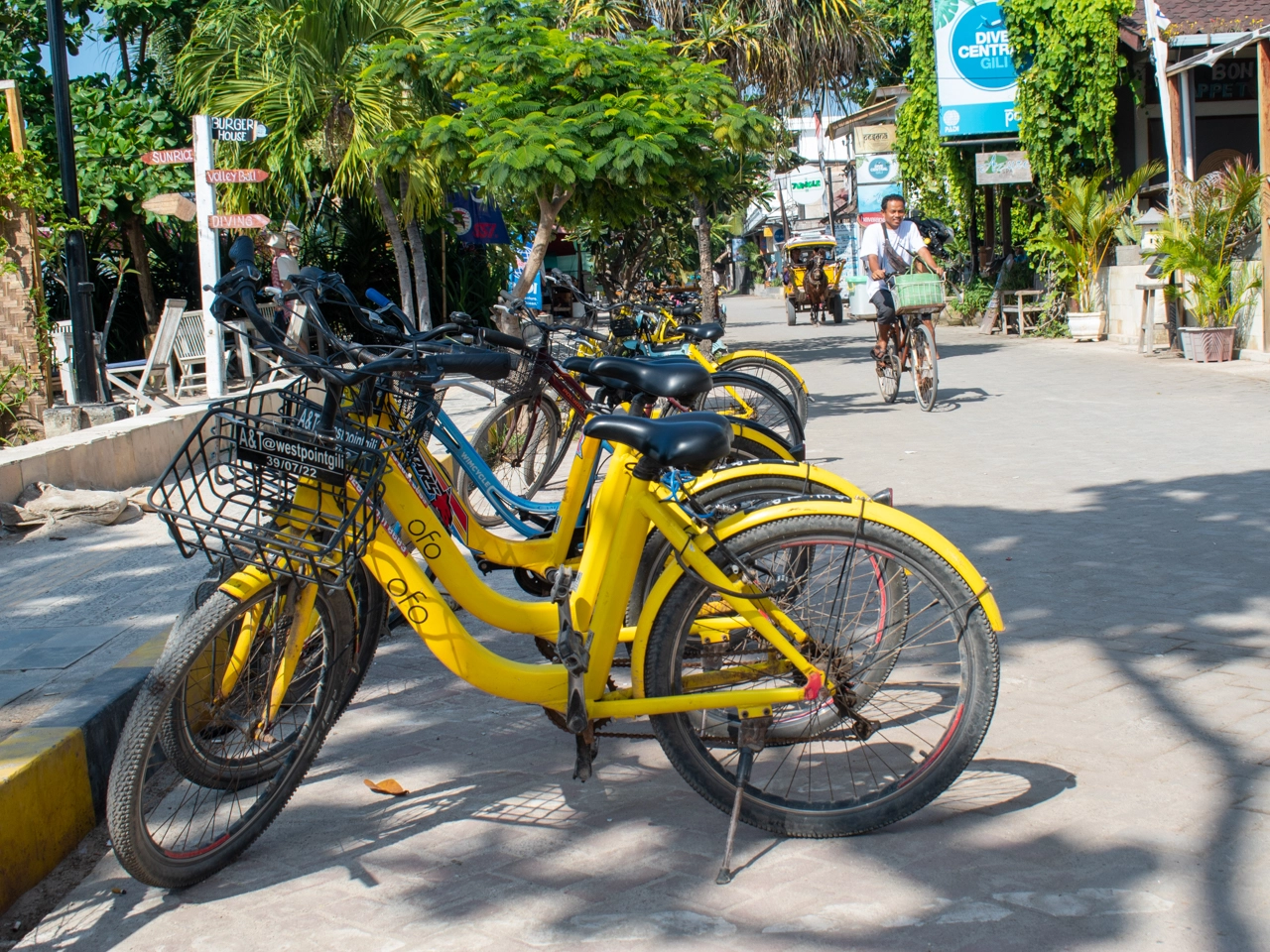 bike to get around gili trawangan