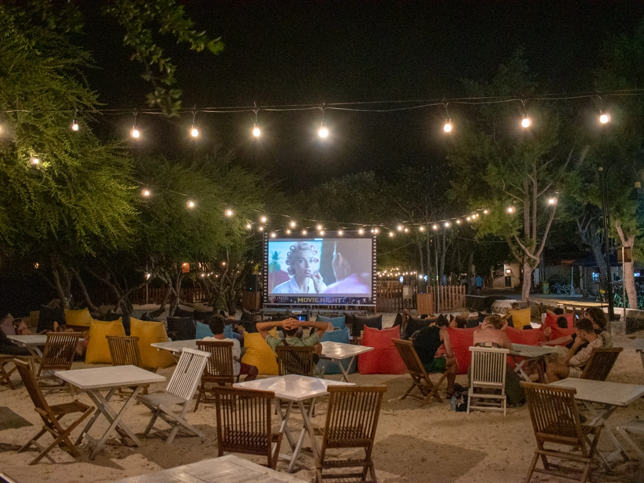 outdoor on gili trawangan